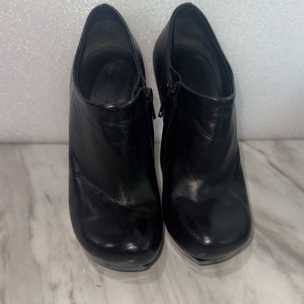 Balenciaga Sleek Black Ankle Booties size 7.5